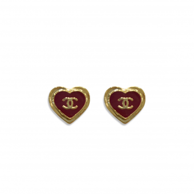 CHANEL HEART EARRINGS